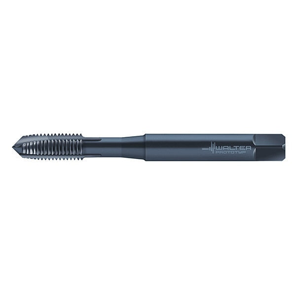 Spiral Point Tap, M10-1.5, Taper, Metric, 3 Flutes, Steam Oxide