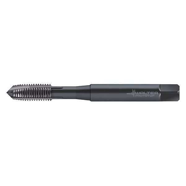 Spiral Point Tap, #10-32, Taper, UNF, 3 Flutes, Steam Oxide