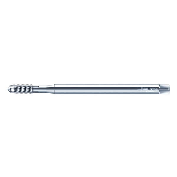 Spiral Point Tap, M6-1, Taper, Metric Coarse, 3 Flutes, Uncoated