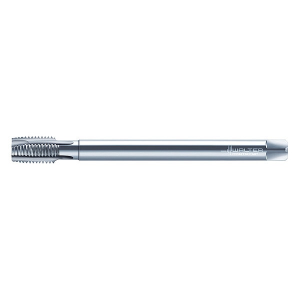 Spiral Point Tap, M16-2, Taper, Metric Coarse, 3 Flutes, Uncoated