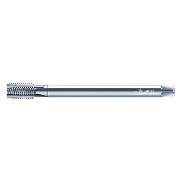 Spiral Point Tap, M14-2, Taper, Metric Coarse, 3 Flutes, Uncoated