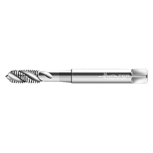 Spiral Flute Tap, M4-0.70, Plug, Metric Coarse, 3 Flutes, Uncoated