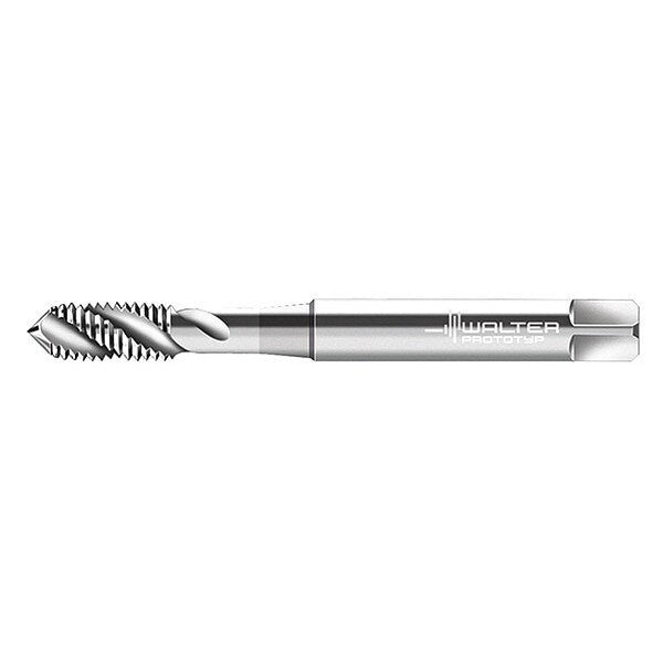 Spiral Flute Tap, M3-0.50, Plug, Metric Coarse, 3 Flutes, Uncoated