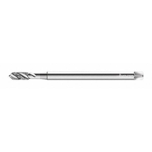 Spiral Flute Tap, M5-0.80, Plug, Metric Coarse, 3 Flutes, Uncoated