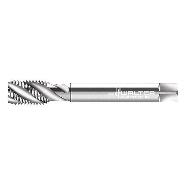 Spiral Flute Tap, M12-1.75, Plug, Metric Coarse, 3 Flutes, Uncoated