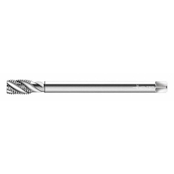 Spiral Flute Tap, M16-2.00, Plug, Metric Coarse, 3 Flutes, Uncoated