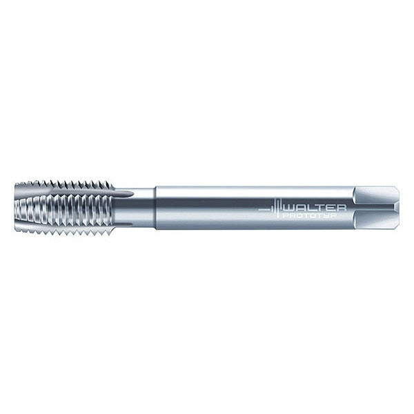 Spiral Point Tap, M12-0.5, Taper, Metric, 4 Flutes, Uncoated