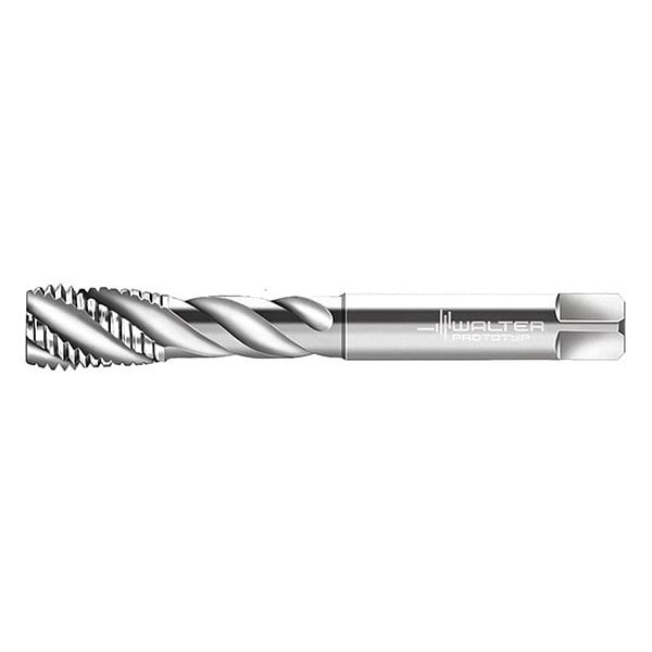 Spiral Flute Tap, M48-2.00, Plug, Metric Fine, 6 Flutes, Uncoated
