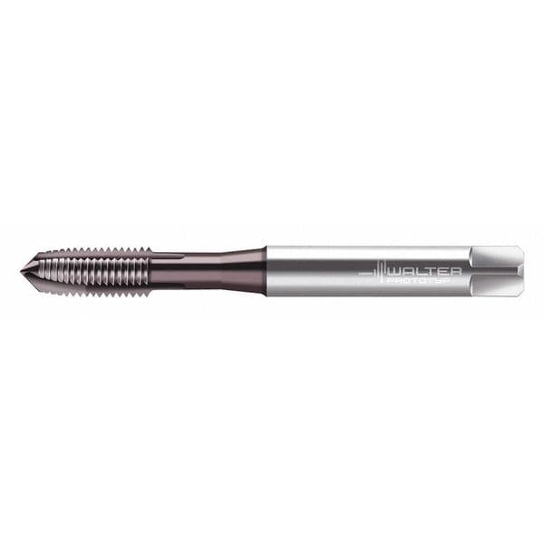 Spiral Point Tap, M8-1.25, Taper, Metric Coarse, 3 Flutes, Hard Lube