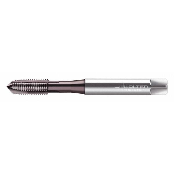 Spiral Point Tap, M5-0.8, Taper, Metric Coarse, 3 Flutes, Hard Lube