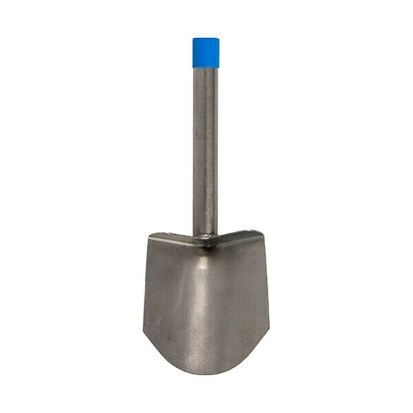 Scoop, 8 oz., Stainless Steel, 4 in.