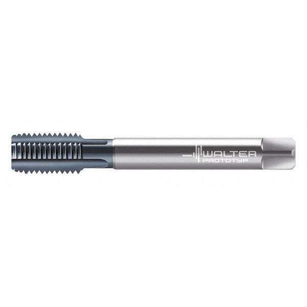 Straight Flute Hand Tap , M12-1.00 , Plug , 4 Flutes, Metric