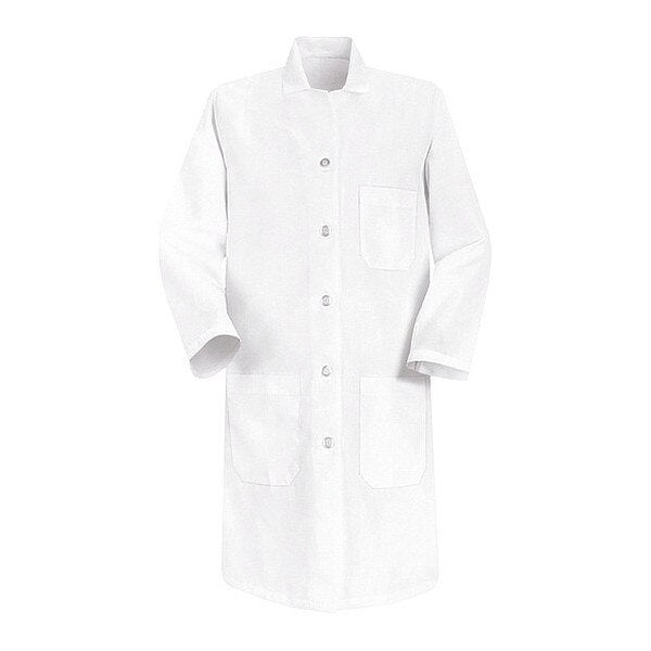 521Wht Wmns White L/S Lab Coat