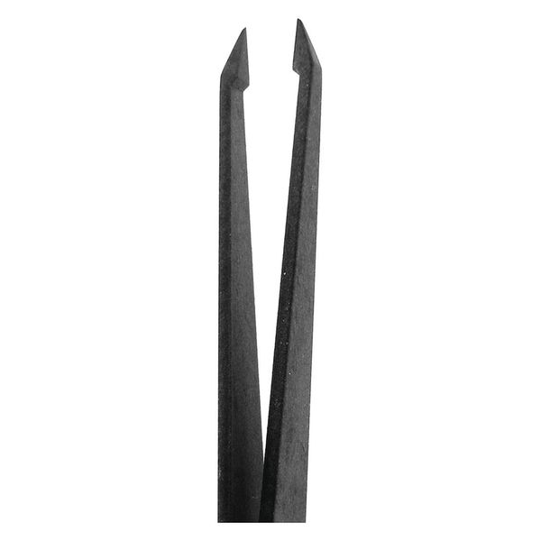 Botron B09902 Black Tweezer 4.6in
