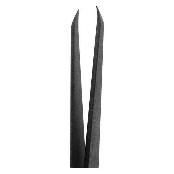 Botron B09904 Black Tweezer 4.7in