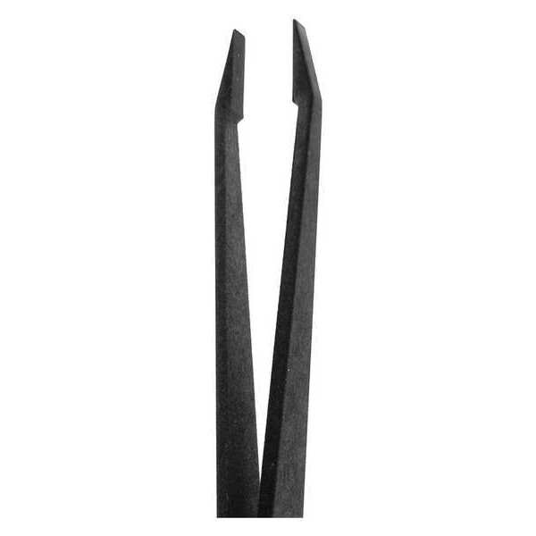 Botron B09905 Black Tweezer 4.8in