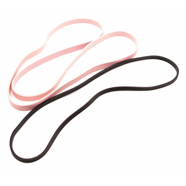 BE3016 Blk Dissipative Rbbr Bands, PK1548