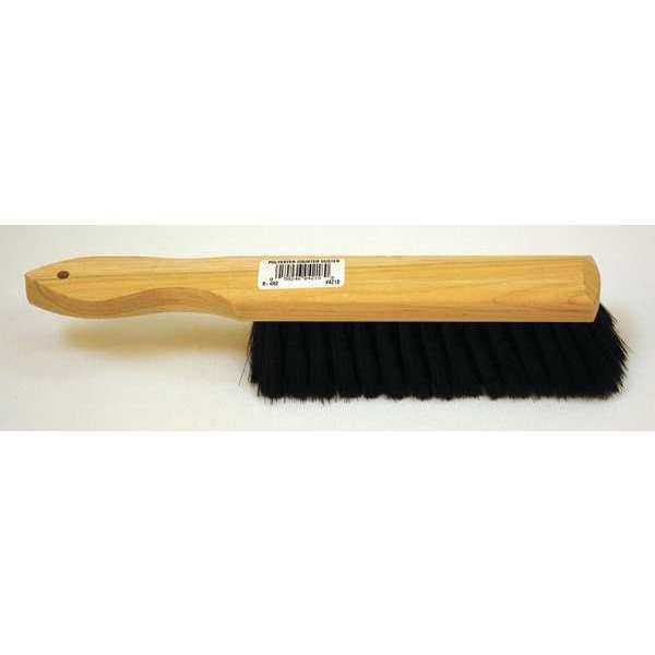 Counter Duster, Blk, Polyester, Wood Block, Black, Hardwood