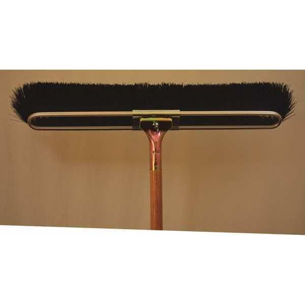 Brush, Black, Medium, Wood, Bolt-On, 23 in., Medium, Black