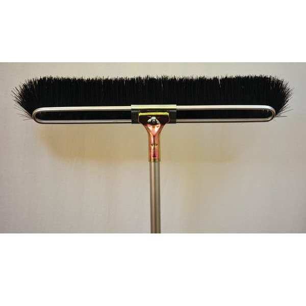 Brush, Black, Medium, Steel, Bolt-On, 23 in., Medium, Black
