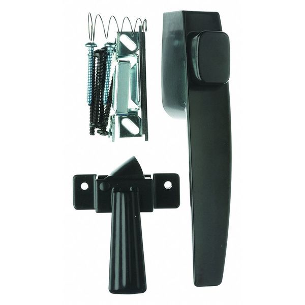 Push Button Latch, Black