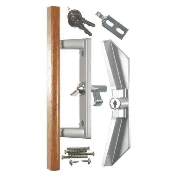 Keyed Patio Door Latch, Aluminum