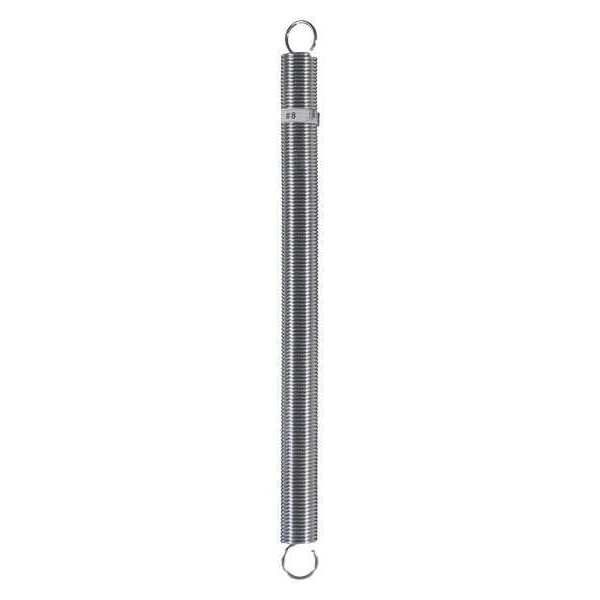 Bulk Door Spring, 16in.x 1in., Zinc Plate