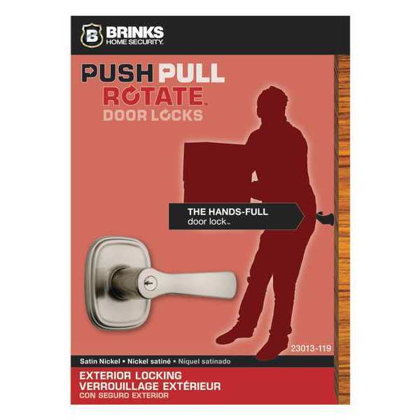 Alwood Keyed, Satin Nickel, Doorlock
