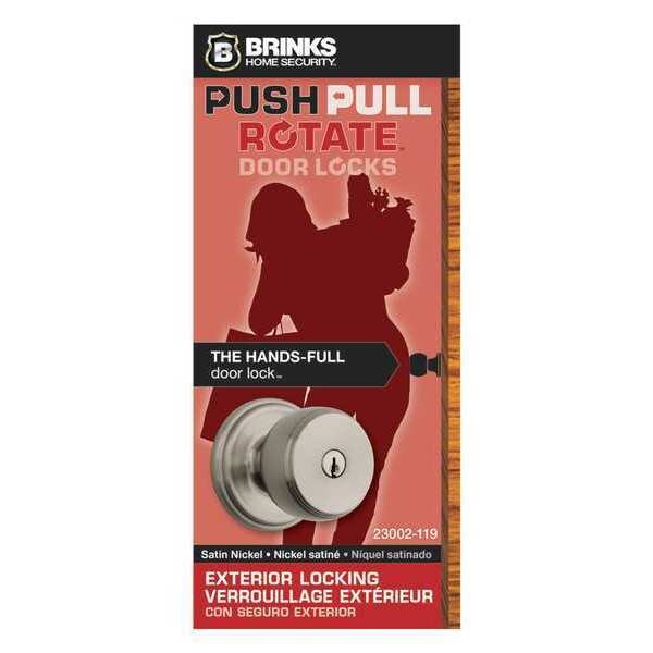 Ganyon Keyed Style, Satin Nickel, Doorlock