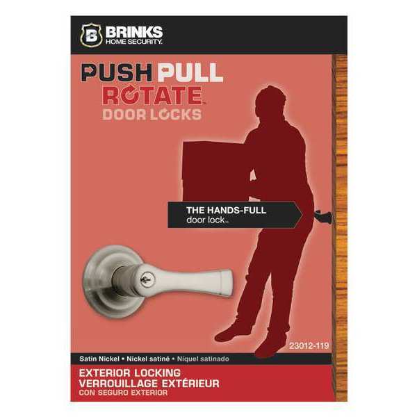 Harper Keyed, Satin Nickel, Doorlock