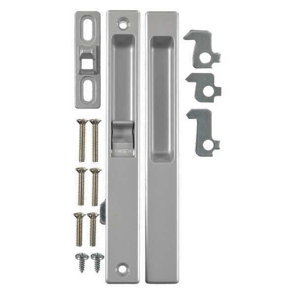 Flush Mount Patio Door Latch, Aluminum