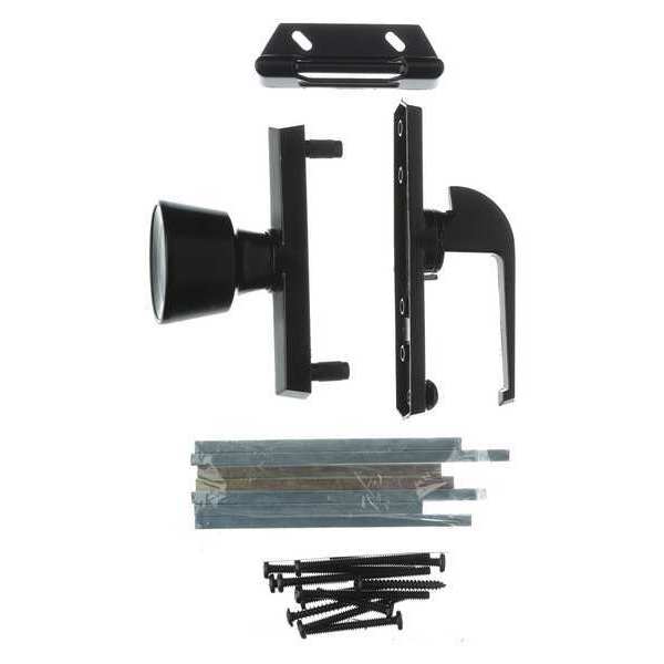Universal Knob Latch. Black