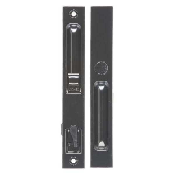 Patio Door Handle, 7/8 in., Black