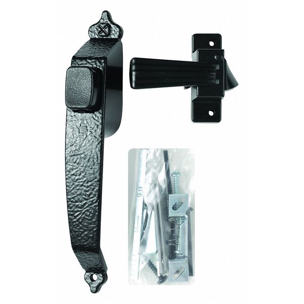 Push Button Latch, Black