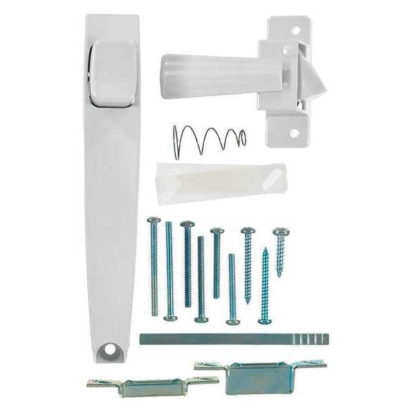 Push Button Latch, White