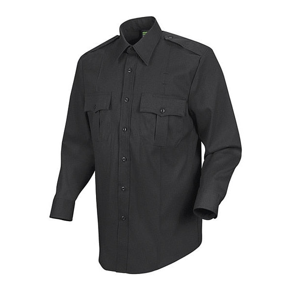 919Bk M L/S Black Sentry Shirt