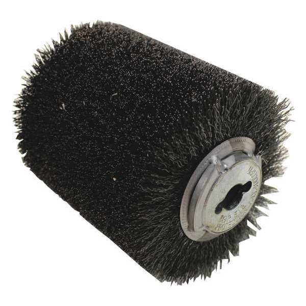 Nylon Brush Wheel, 100 Grit, Medium