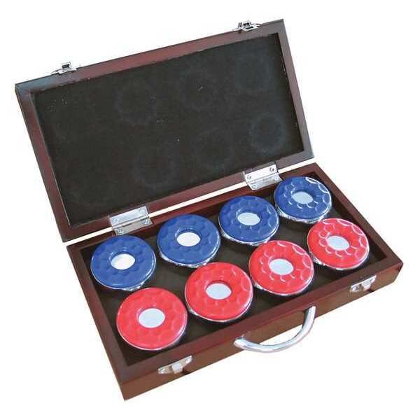 Shuffleboard Pucks with Case, PK8