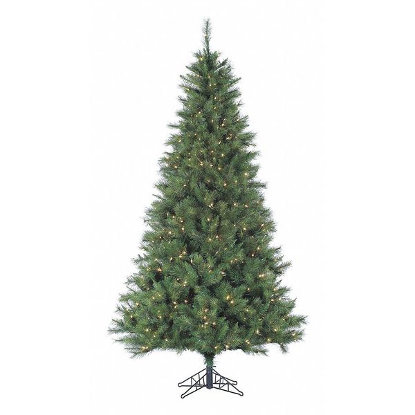 Canyon Pine Christmas Tree with String Lights, 7.5ft