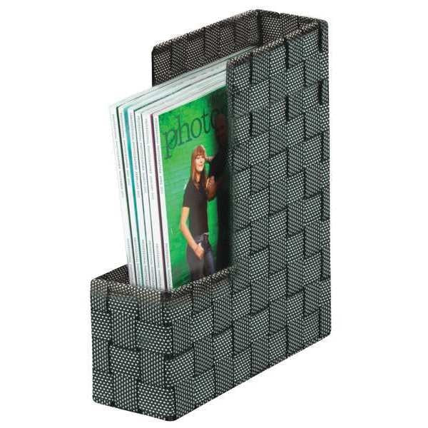 Woven Magazine File, 3PK, Salt Pepper