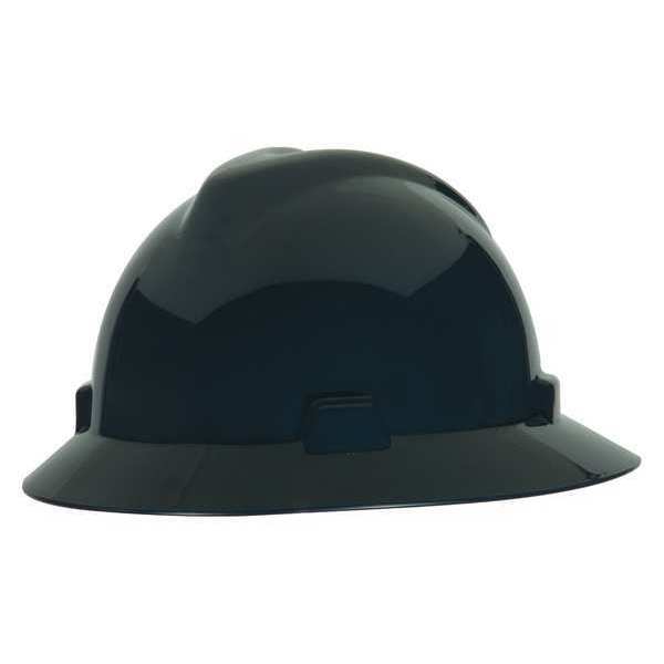 Full Brim Hard Hat, Type 1, Class E, Ratchet (4-Point), Black
