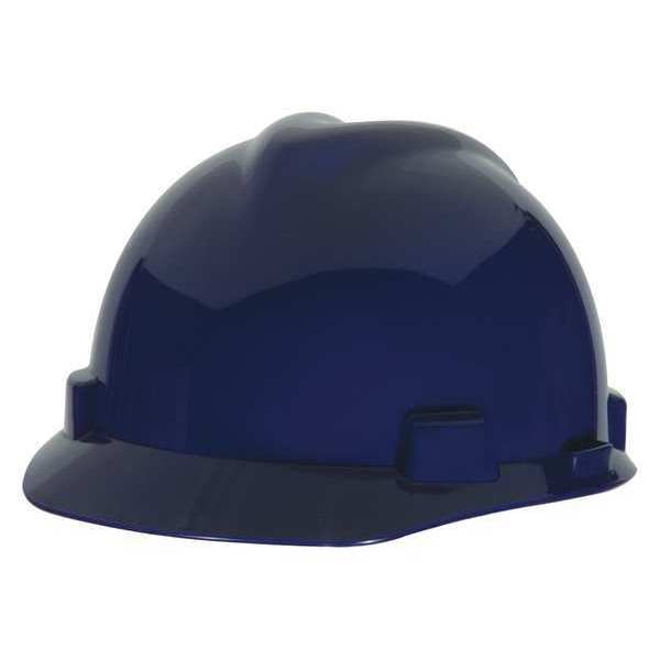 Front Brim Hard Hat, Ratchet (4-Point), Dark Blue