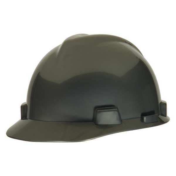 Front Brim Hard Hat, Type 2, Class E, Ratchet (4-Point), Black