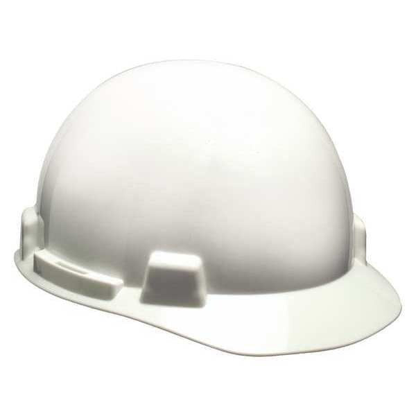 Front Brim Hard Hat, Type 1, Class E, Ratchet (6-Point), White