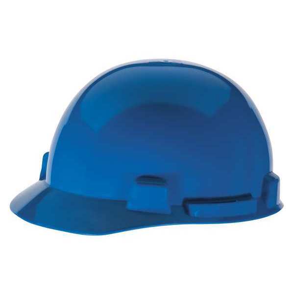 Front Brim Hard Hat, Type 1, Class E, Ratchet (6-Point), Blue