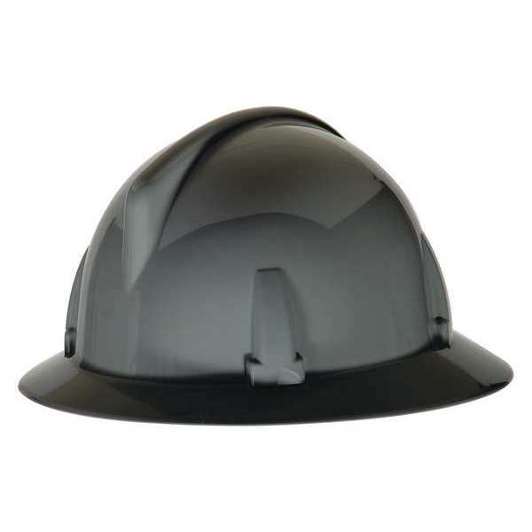 Full Brim Hard Hat, Type 1, Class E, Ratchet (4-Point), Gray