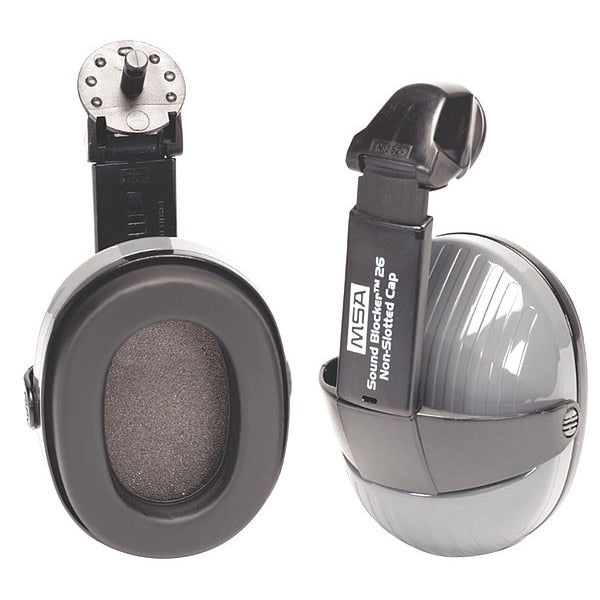 Hard Hat Mounted Ear Muffs, 26 dB, Sound Blocker 26