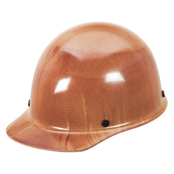 Front Brim Hard Hat, Type 1, Class G, Ratchet (4-Point), Natural Tan
