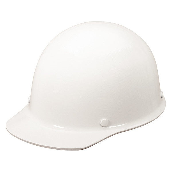 Front Brim Hard Hat, Pinlock (4-Point), White