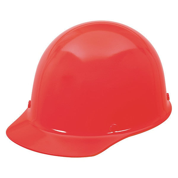 Front Brim Hard Hat, Ratchet (4-Point), Red
